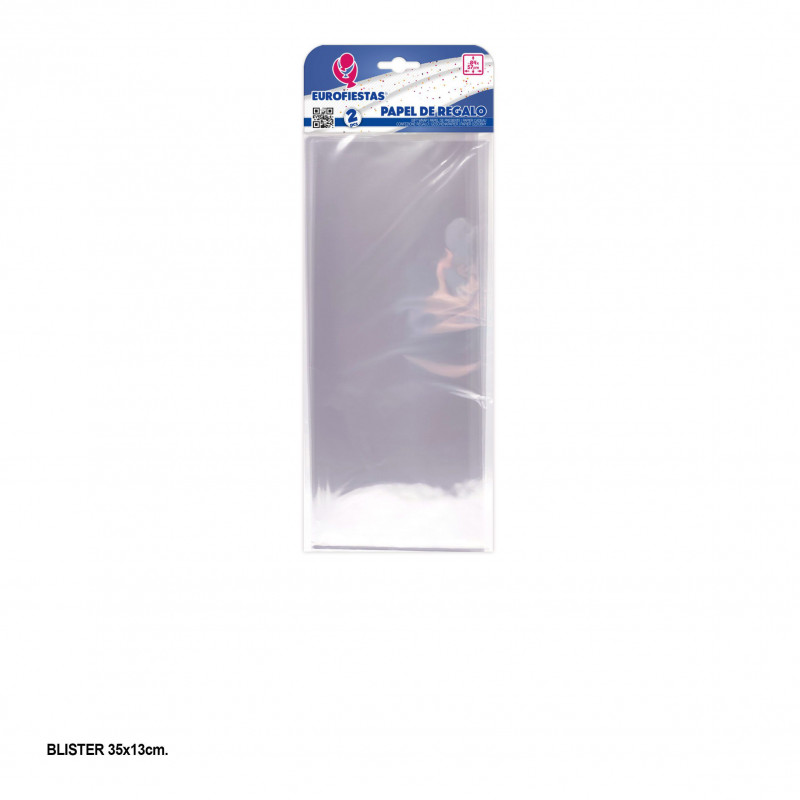 2 papier cellofan 84x57cm transparent