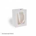 Sac fenêtre blanche moyenne.