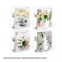 Sac de mariage fleurs paillettes 240x180x85mm 4ms