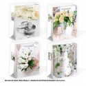 Sac de mariage fleurs paillettes 400x310x120mm 4ms