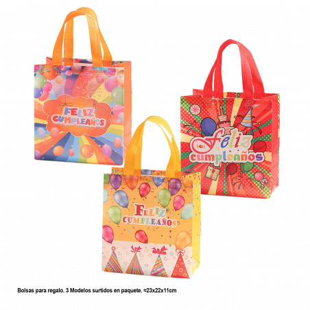 Bags de Cadeaux Joyeux Anniversaire Modèles Assortis