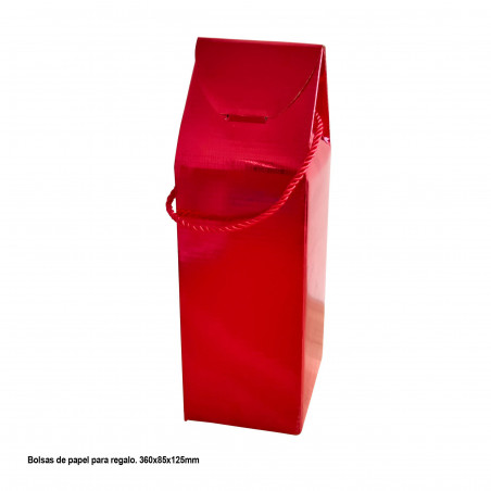 Sac à vin rouge 360x85x125mm
