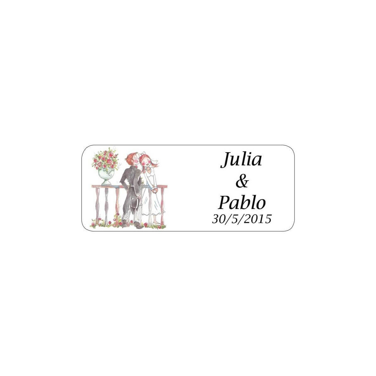 Autocollant Roméo et Juliette