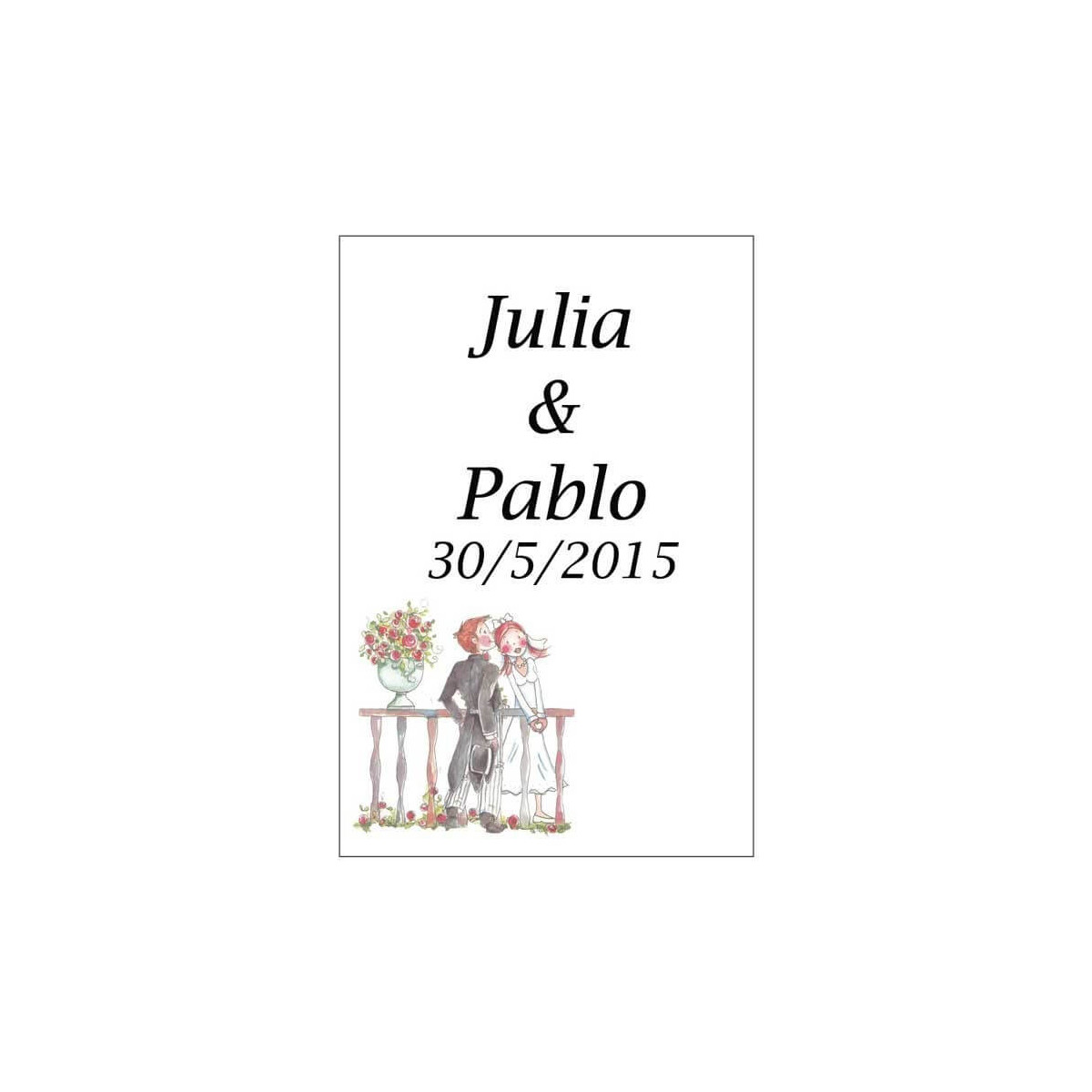 Autocollant Roméo et Juliette