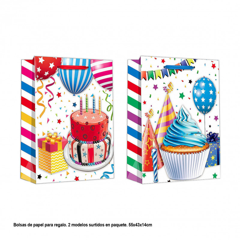 Sac de fête 55x43x14cm 2ms xl