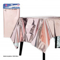 Nappe réutilisable 137 274cm or rose