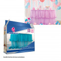 Jupe de table en boîte lilas