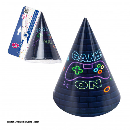Chapeau de fête avec jeu dessus