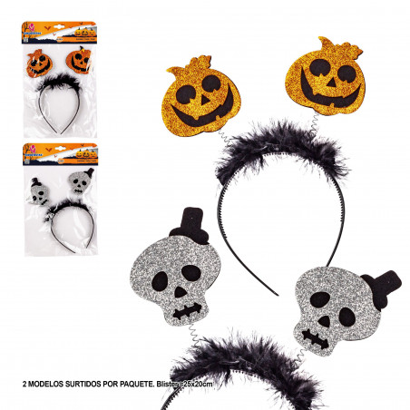 Bandeau tête de mort d'Halloween 2 ms