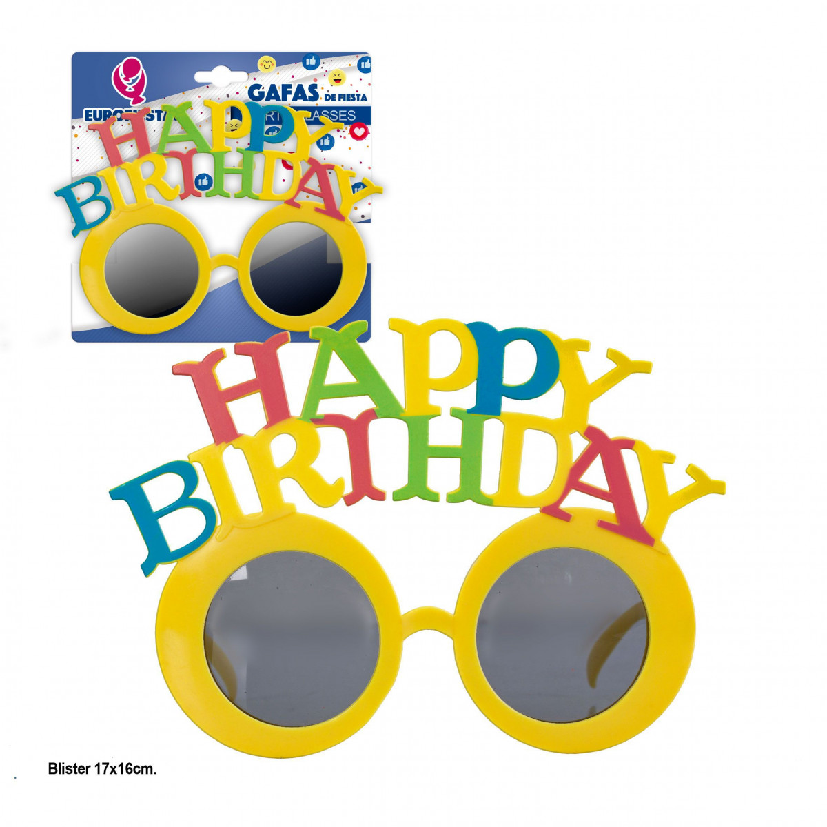 Joyeux anniversaire lunettes 3ms classiques
