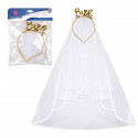 Voile d'enterrement de vie de jeune fille de la mariée