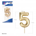 Bougie bénie or n° 5
