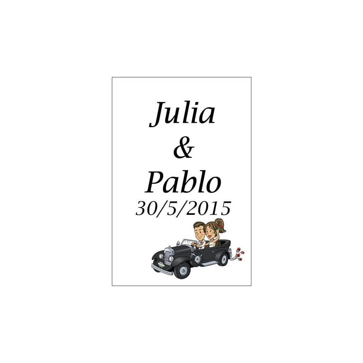Autocollants Will & Grace voiture