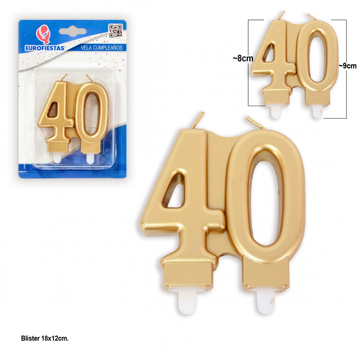 Bougie bloc d'or 40