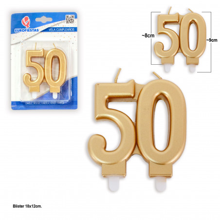 Bougie bloc d'or 50