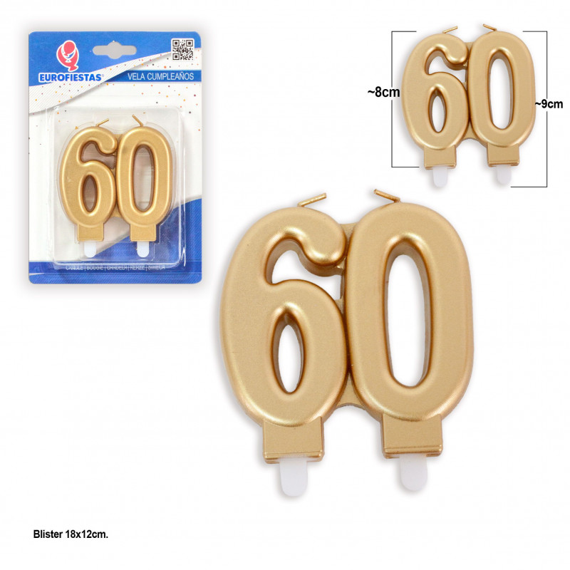Bougie bloc d'or 60