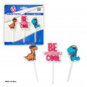 Soyez cool dinosaures 3 bougie
