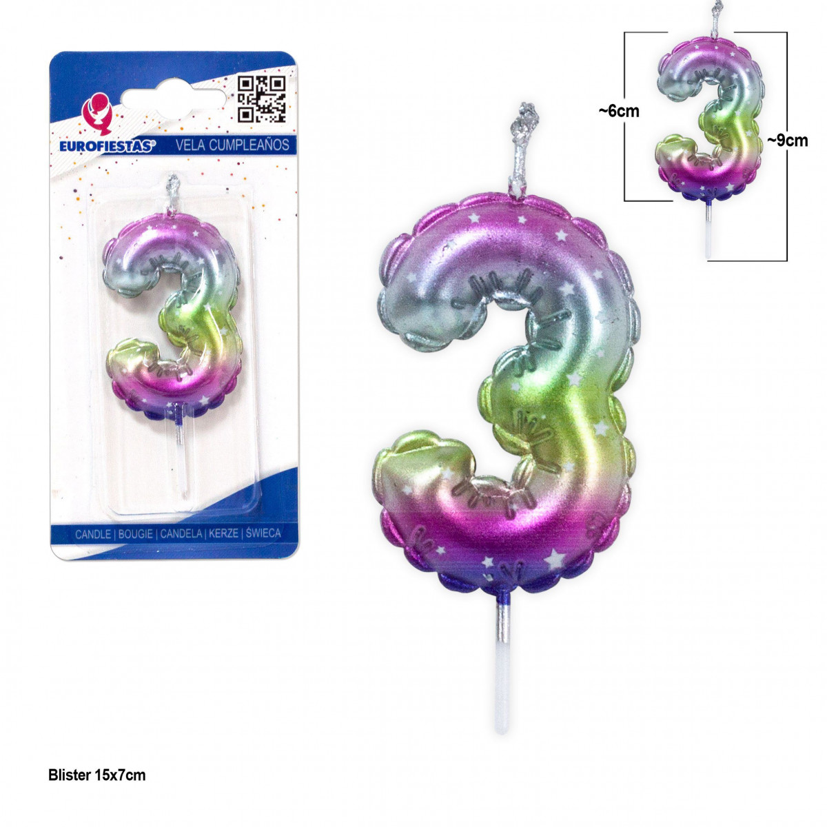 Tons de bougies avec étoiles 3