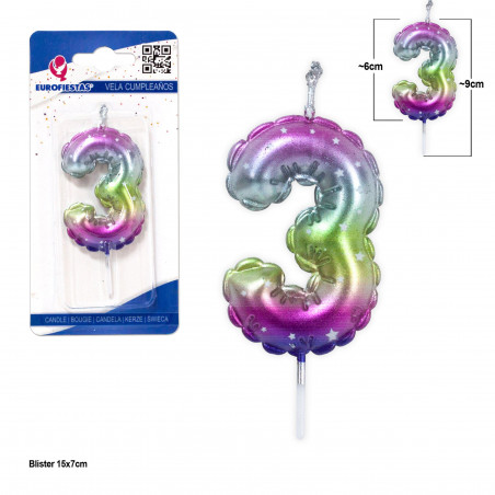 Tons de bougies avec étoiles 3