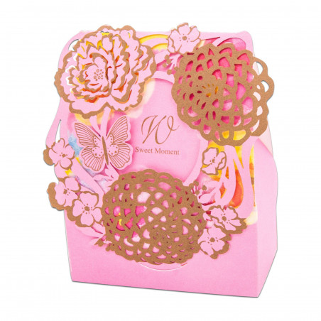 Coffret rose.