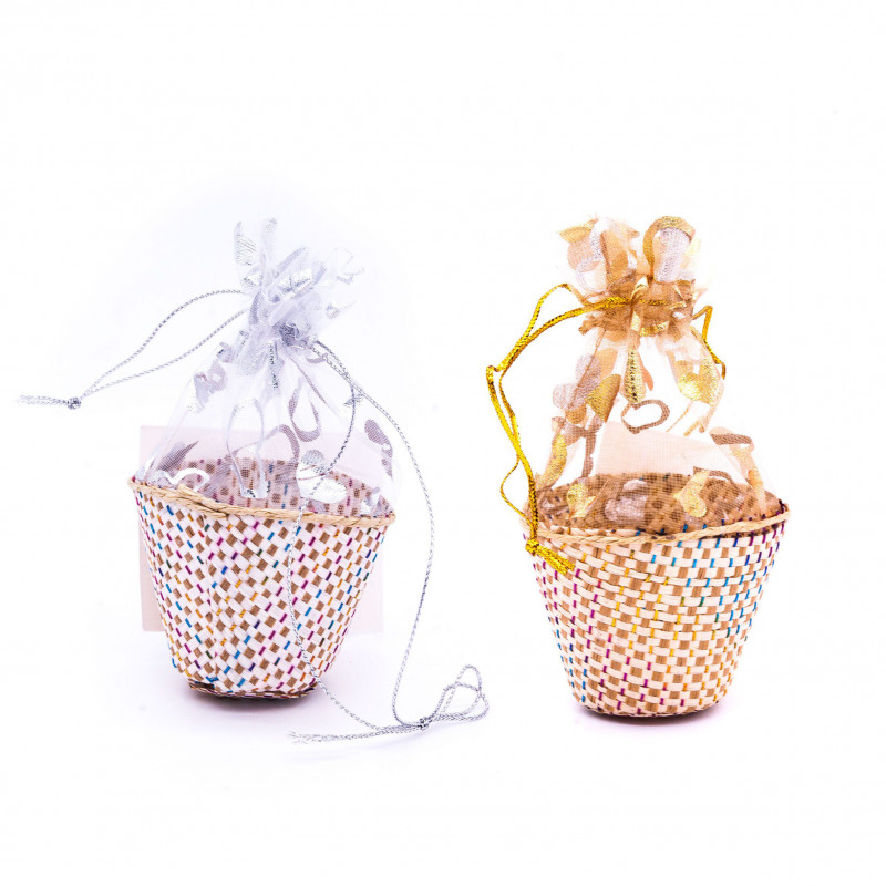 Coffret or et argent pour cadeau