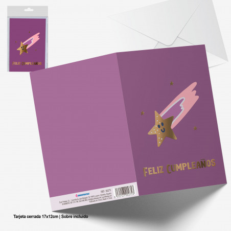 Carte De Voeux Enfant - Anniversaire - 5 Ans Fille