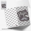 Carte de félicitations félicitations papa moustaches