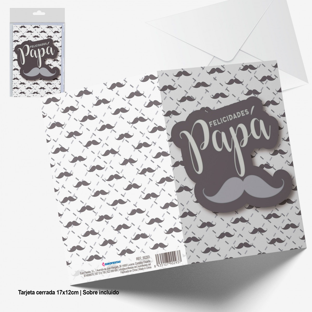 Carte de félicitations félicitations papa moustaches