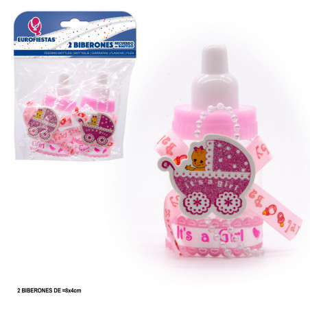 C est une fille rose bouteille