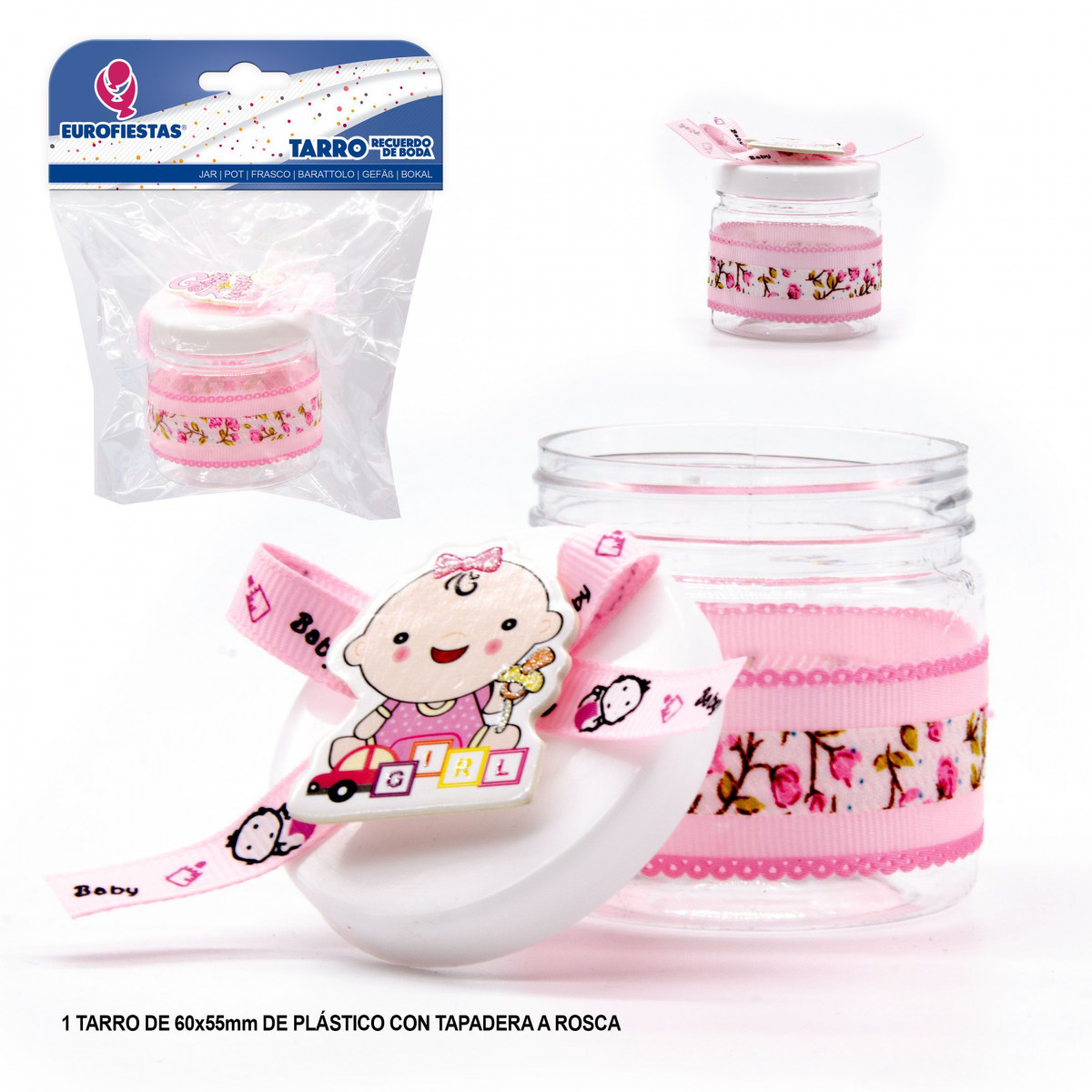 Pot jouet rose