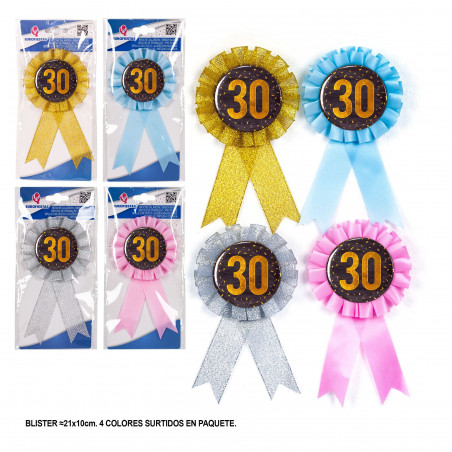 Broche 30 or 2ms
