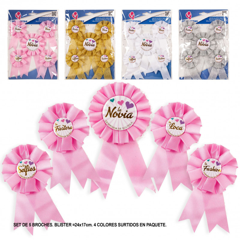 Ensemble de broches petite amie et motes 4cs