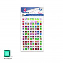 105 carrés adhésifs couleur peq