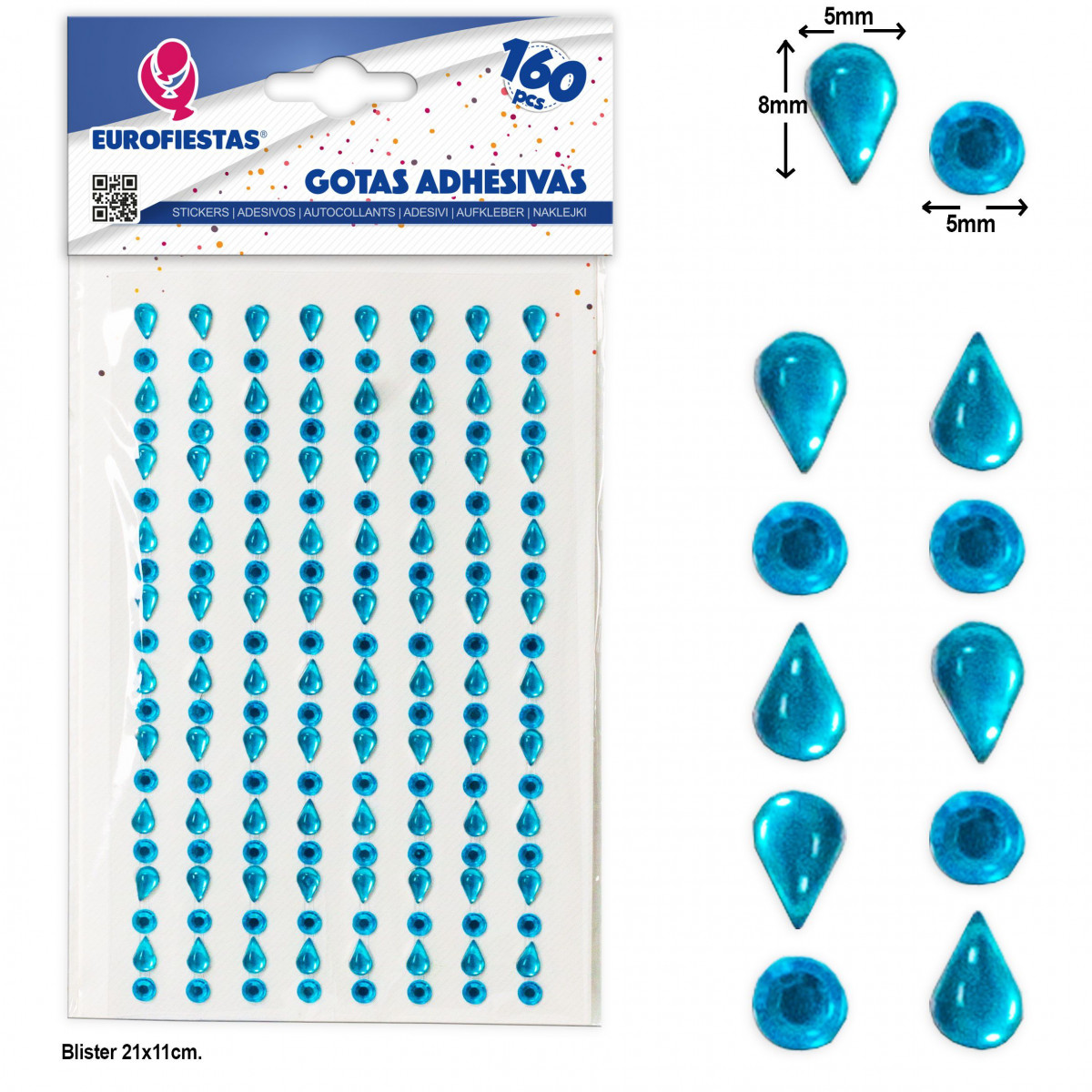 160 gouttes adhésives ciel