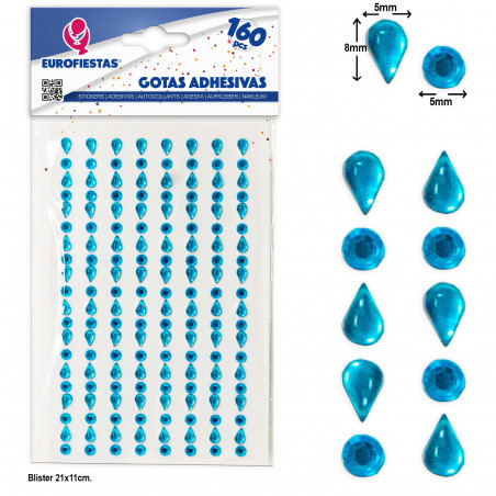 160 gouttes adhésives ciel