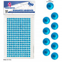 Diamants adhésifs bleu ciel, éclat serein pour vos décorations