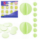 Guirlande de cercles de papier vert