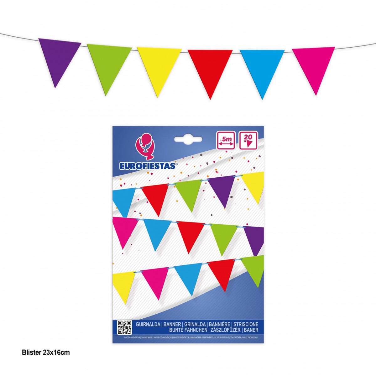 Fanion Jute Uni | Festi Déco Réunion