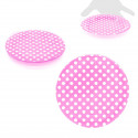 Assiettes à déchets lunaires 18cm rose 10