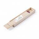 Coffret mikado personnalisé avec autocollant de baptême