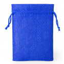 Gloss à lèvres présenté dans un sachet bleu et un autocollant pour comu