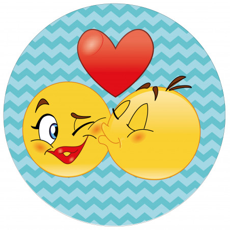 Autocollants pour mariages avec des émojis