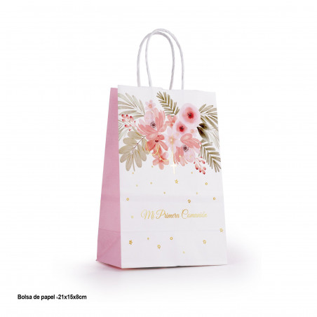 Cadre photo blanc 10 x 15 cm avec pochette cadeau communion