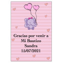 Album de scrapbooking multicolore à dessiner pour le baptême d'une fille