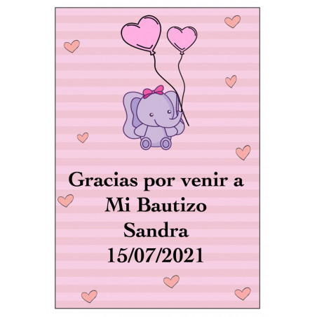 Album de scrapbooking multicolore à dessiner pour le baptême d'une fille
