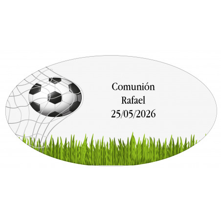 Boîte de chocolats personnalisée fourrée d'un ballon de football