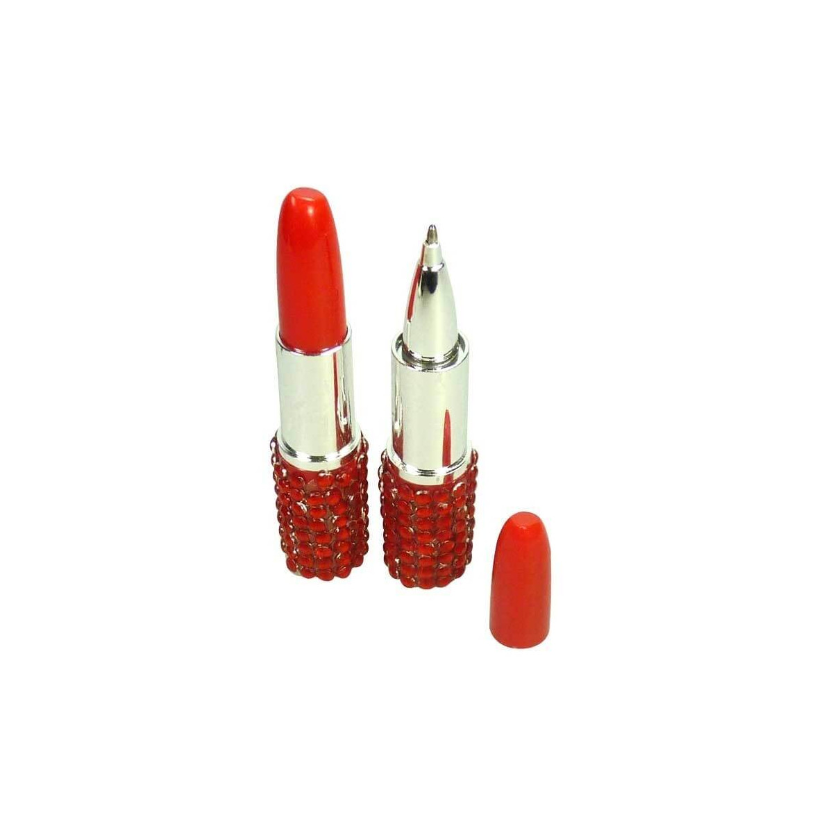 Stylo rouge a levre strass rouge
