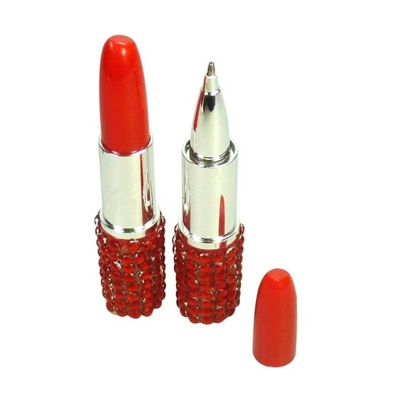 Stylo rouge a levre strass rouge