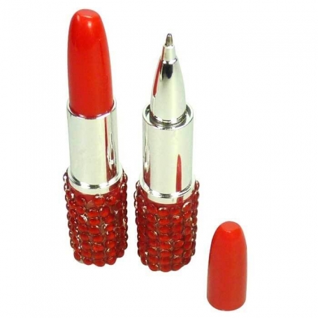 Stylo rouge a levre strass rouge