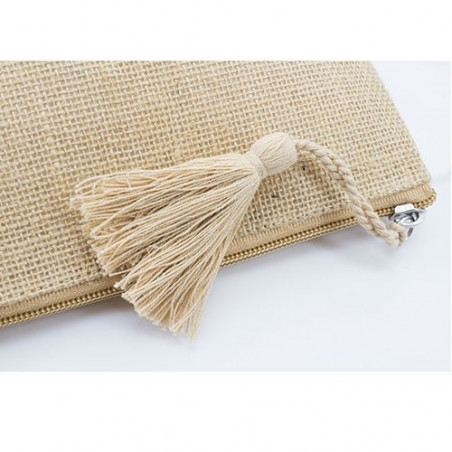 Nécessaire en jute avec sac pour cadeau